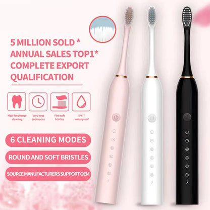 Sonic Electric Toothbrush for Adults IPX7 Waterproof