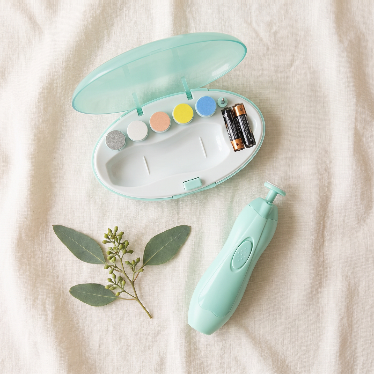 Hushbee SnoozeTrim™ — Electric Baby Nail Trimmer & File Kit